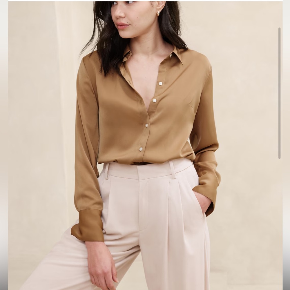 Banana Republic Silky Oversized Shirt